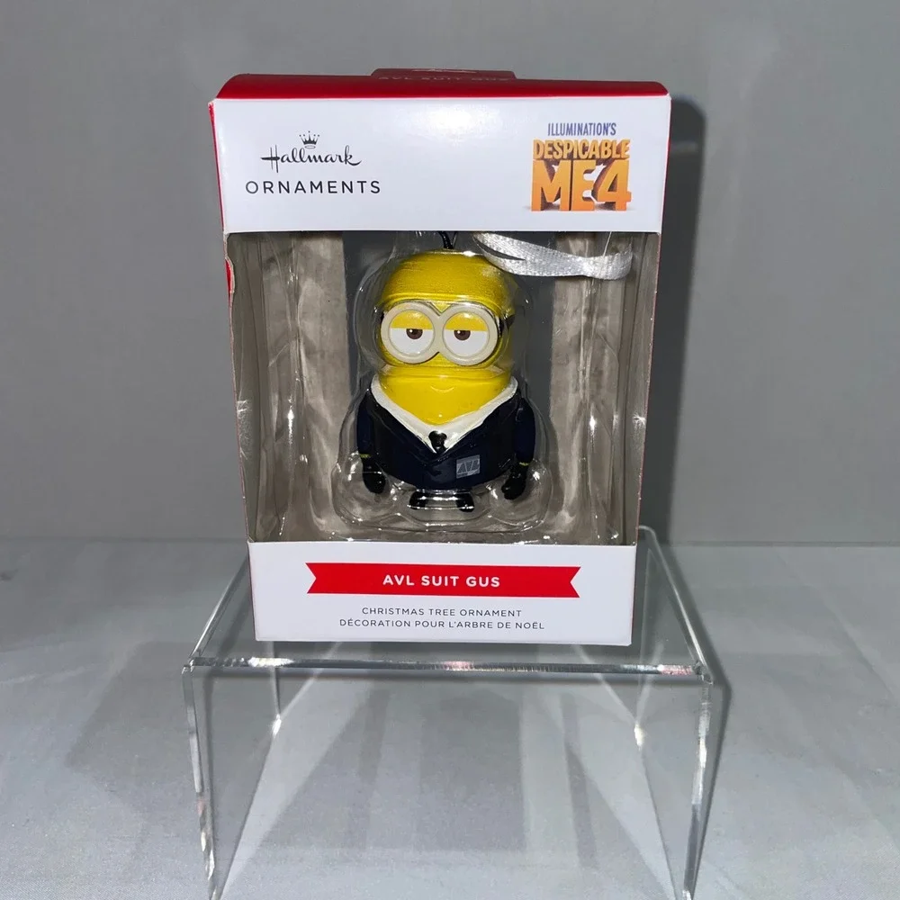 Hallmark Despicable Me 4 AVL Suit Gus Minion Christmas Tree Ornament New